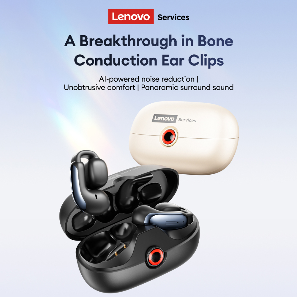 Wireless Charger - Lenovo LES-108 Bone Conduction TWS Ear