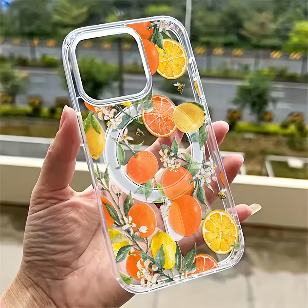 Wireless Charger - Summer Lemon Phone Case for iPhone