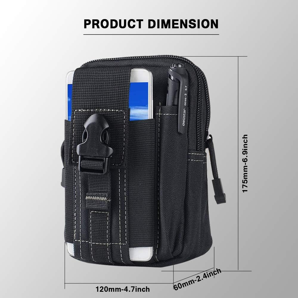 Tactical Molle Belt Pouch Mili - đánh giá và giá Phone Holder