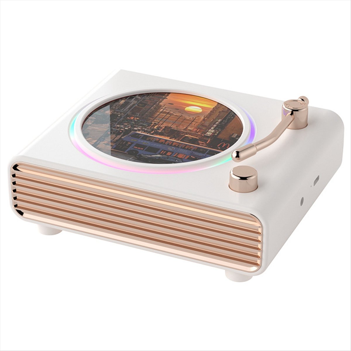 *X07A Portable Retro White Blu - đánh giá và giá Bluetooth Speaker