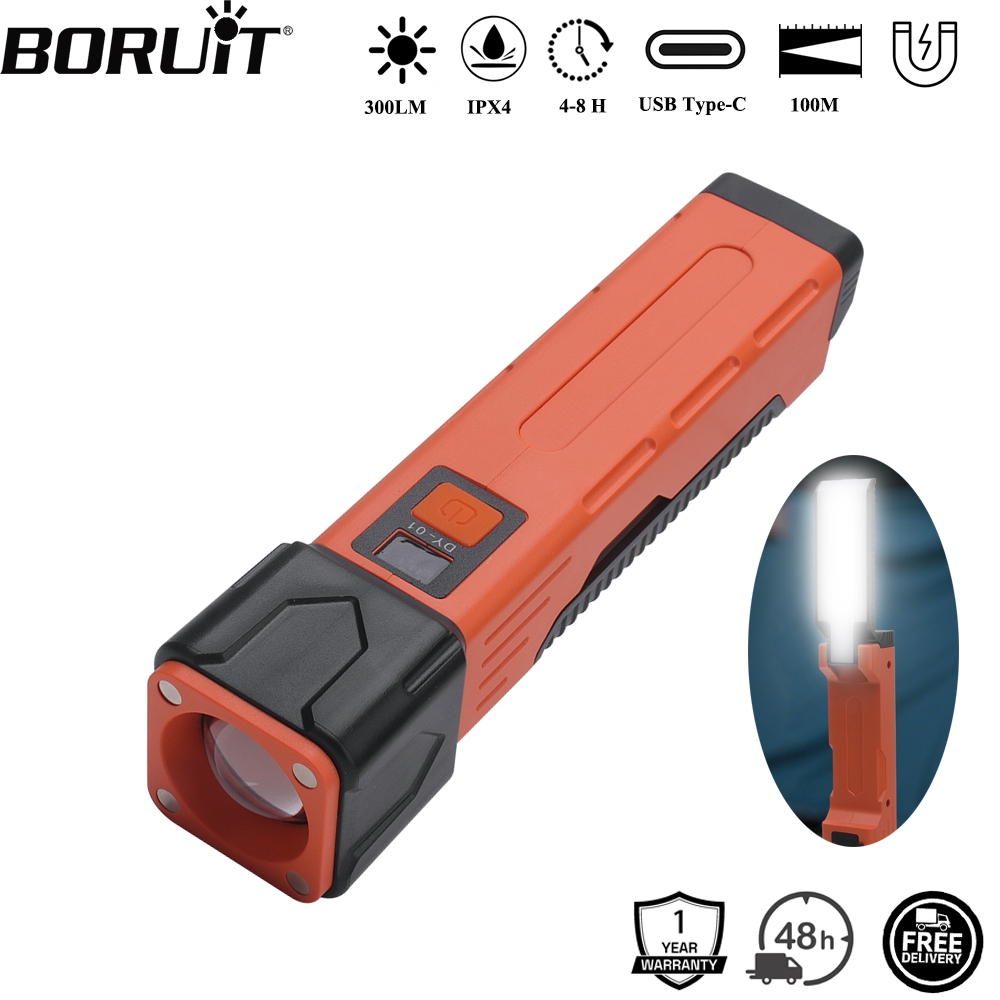 BORUiT 300LM LED Work Light Zo - đánh giá và giá Power Bank