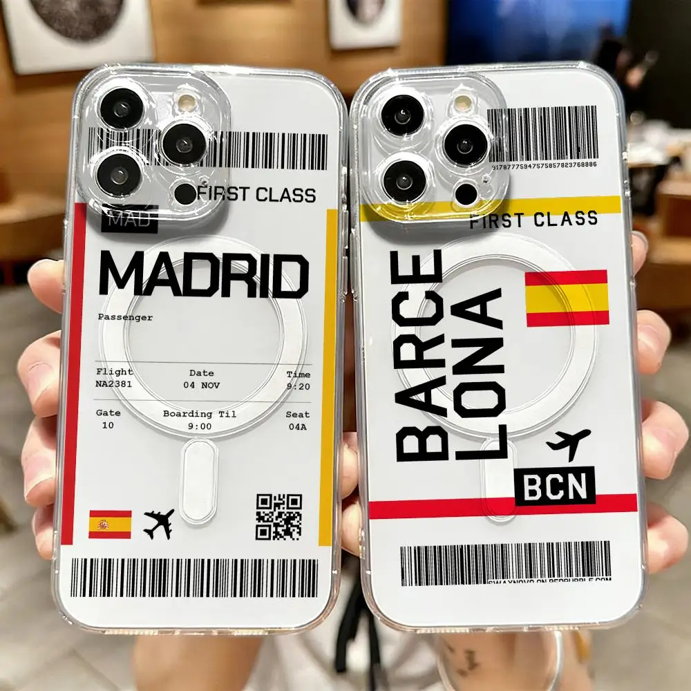 Travel Plane Ticket Spain Phon - đánh giá và giá Wireless Charger