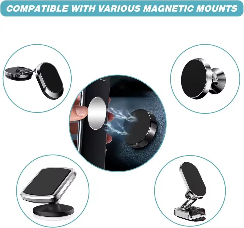 1/50Pcs Ultra Thin Metal Plate - đánh giá và giá Phone Holder