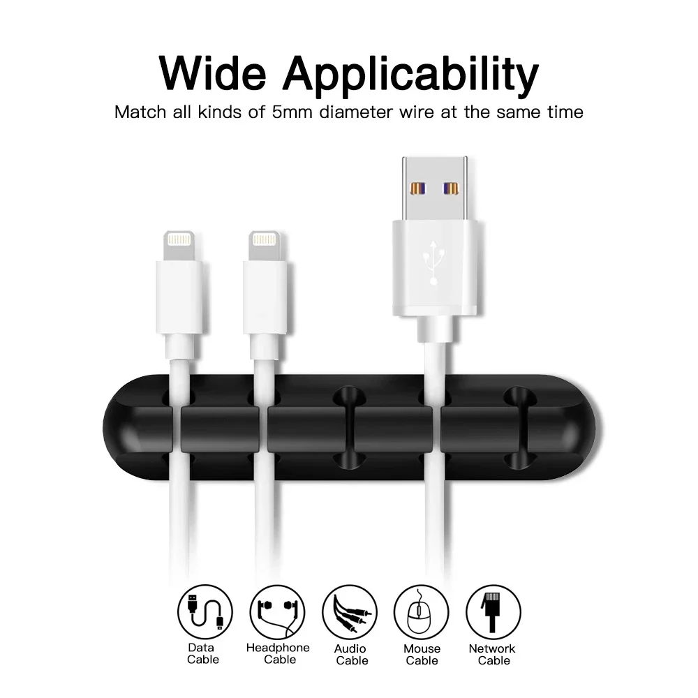 Silicone USB Cable Organizer U - đánh giá và giá Usb Charger