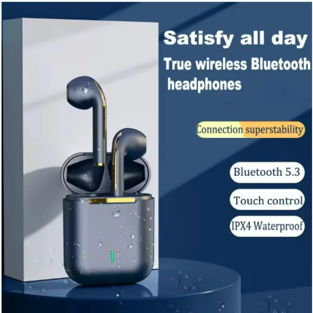 New J18 TWS Wireless Earbuds 5 - đánh giá và giá Wireless Charger