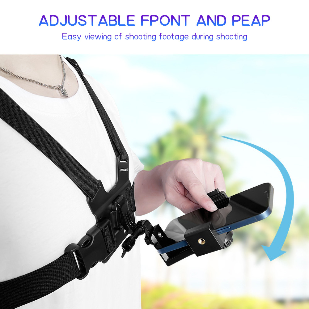Chest Mount Phone Strap Holder - đánh giá và giá Cable Organizer